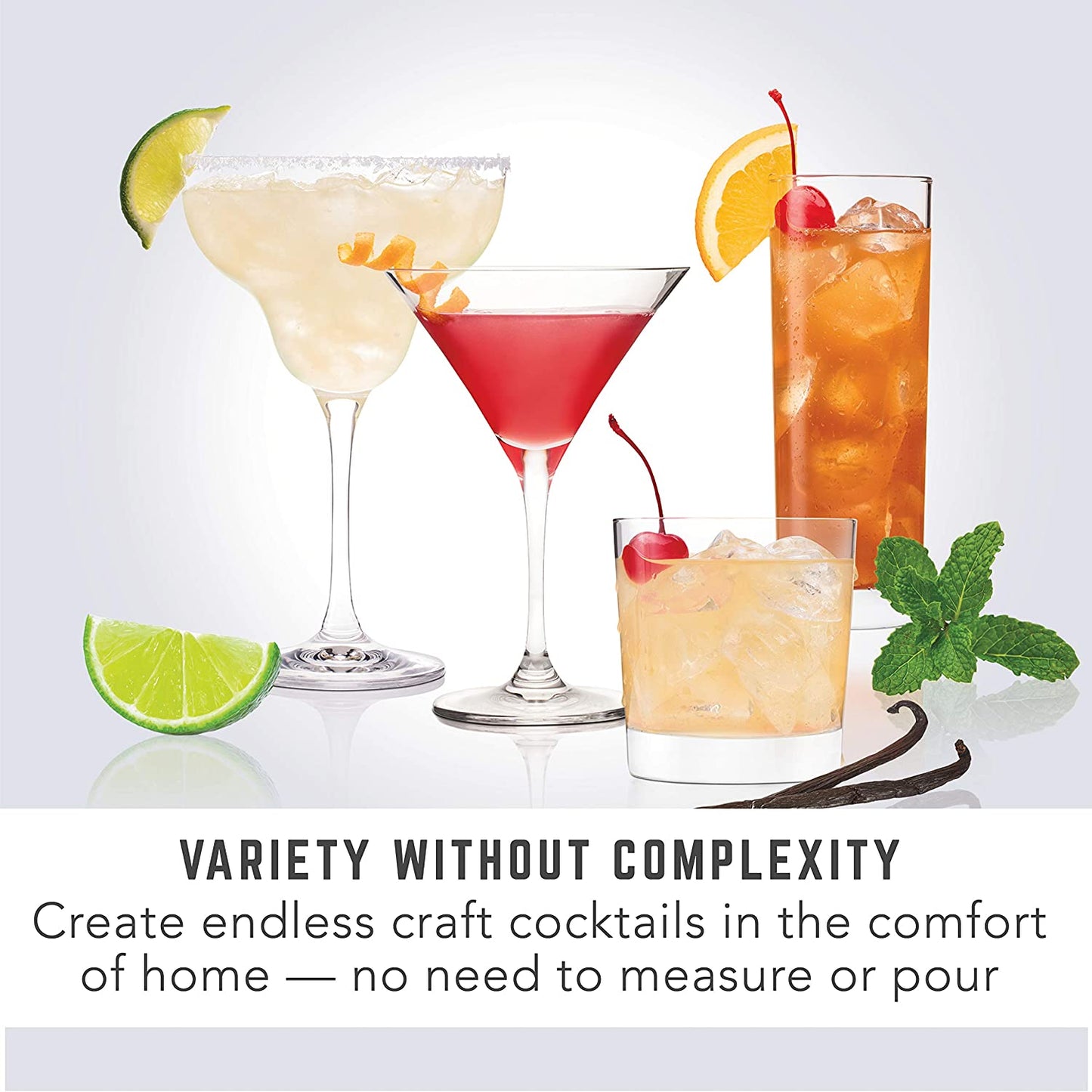 Premium Cocktail and Margarita Machine for the Home Bar with Push-Button Simplicity and an Easy to Clean Design (55300)
