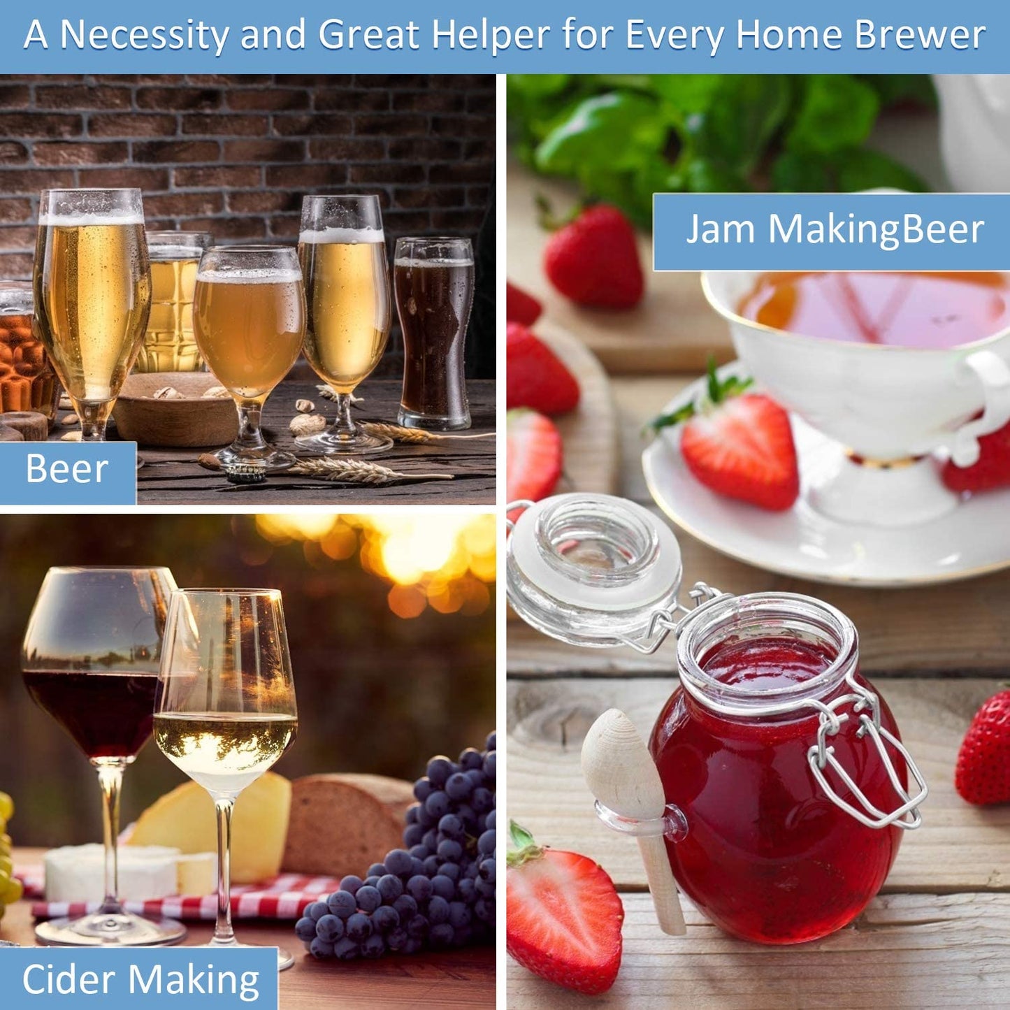 Brew Bags(26" X 22") 2 Pack Unbleached Reusable Organic Cotton Brew Bags for Home Brewing, Drawstring Straining Bag Fine Mesh Cheesecloth Bag for Fruit/Cider/Wine/Beer