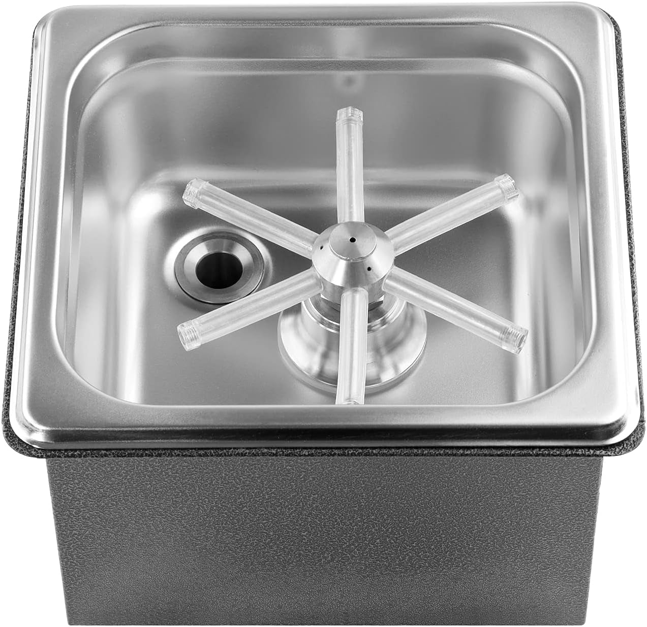 Cup Washing Machine Rinser Pitcher, Glass Cleaning Rinser for Bar Cafe Pan Dimensions Rinser (6.9" X 6.4" X 2.6")