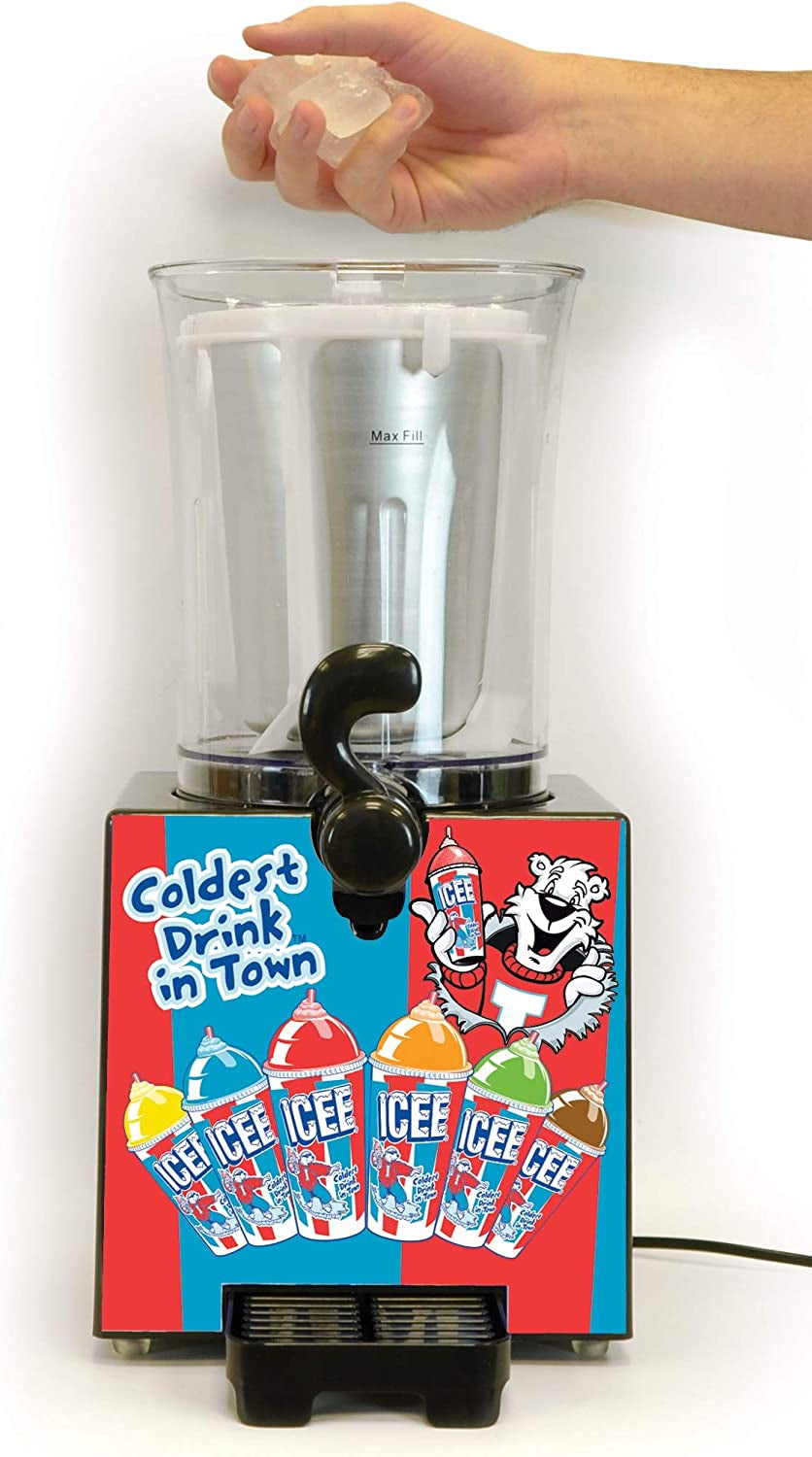 Genuine ICEE Brand Counter-Top Sized ICEE Slushie Maker - Spins Your Pre-Chilled Ingredients with Your Ice into ICEE Slushies!