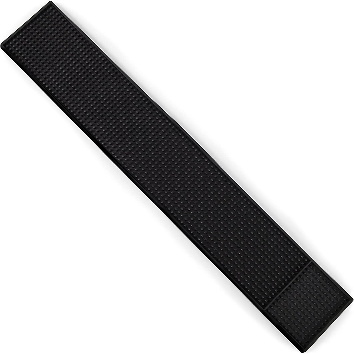 Rubber Bar Top Spill Mat (1) - 24" X 4" Heavy Duty Non-Slip Professional Bartender Accessories - Essential Business Supplies for Cocktail Drink Mixing, Industrial & Home Kitchen