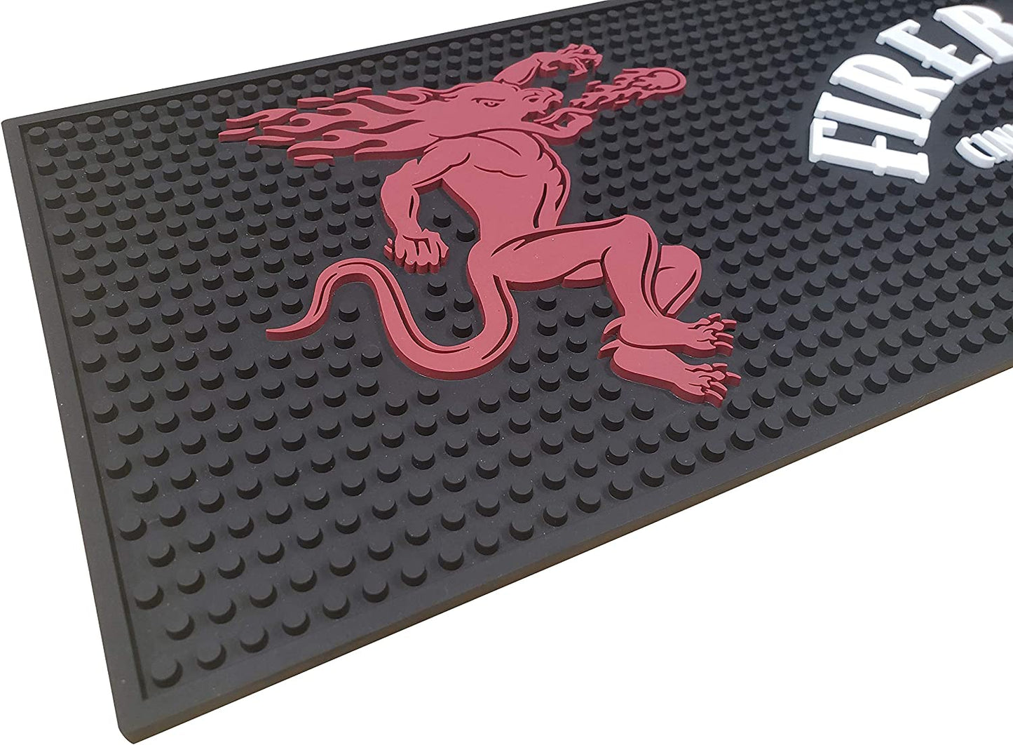Cinnamon Whisky Extra Large Bar Mat Spill Mat Rail Drip Mat - 19.75" X 8.0"