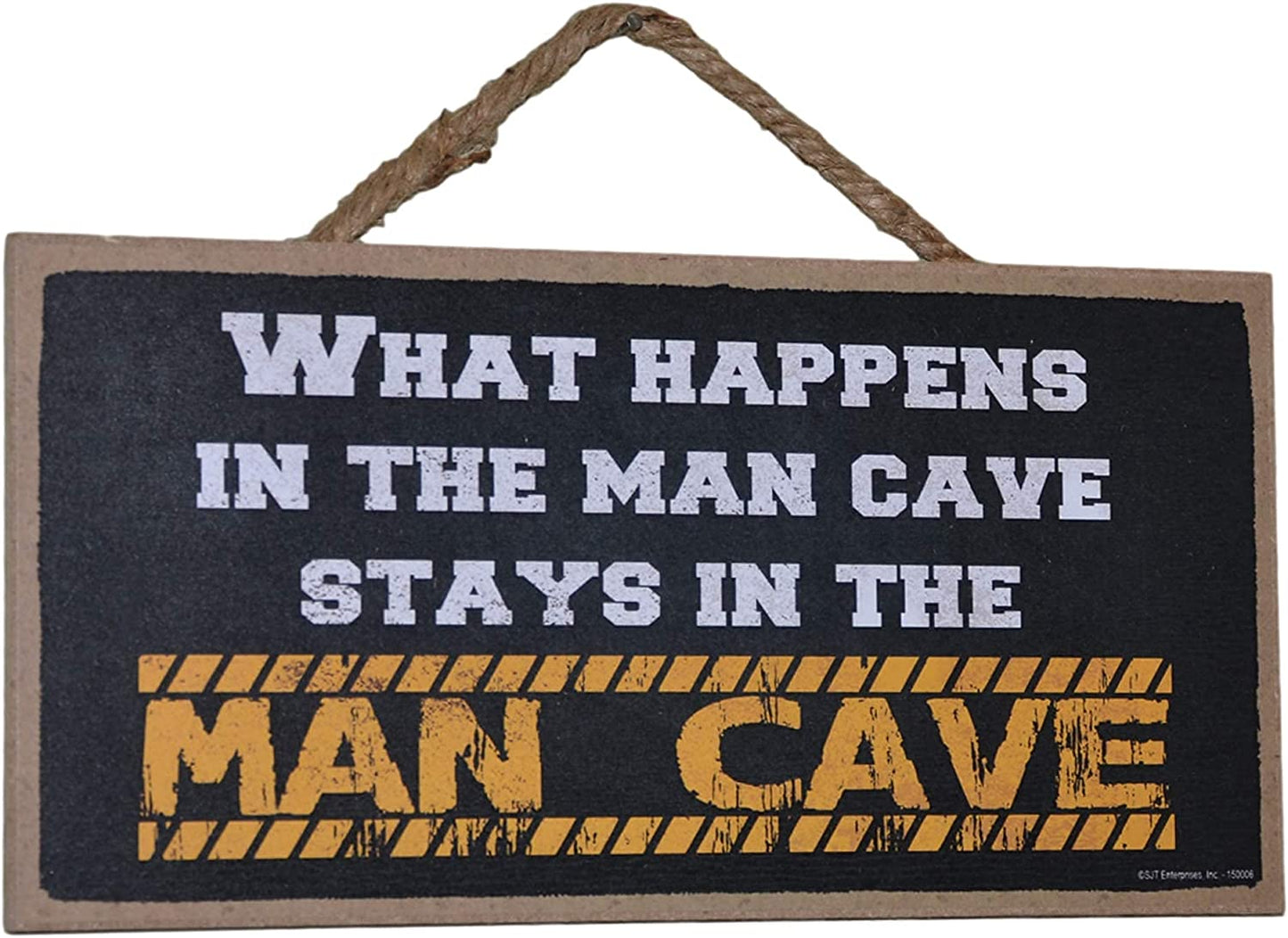 Man Cave Sign, Man Cave Decor, What Happens in the Cave Sign, Funny Mancave Wood Sign, Man Cave Rules Sign, Funny Home Signs, Mancave Signs and Decor, Novelty Mancave Wall Sign for Men, 5X10