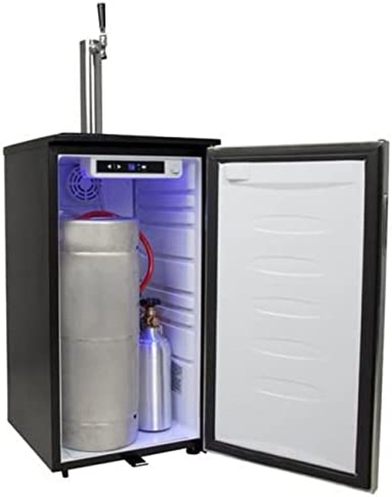 KC1000SS Craft Brew Kegerator for 1/6 Barrel and Cornelius Kegs