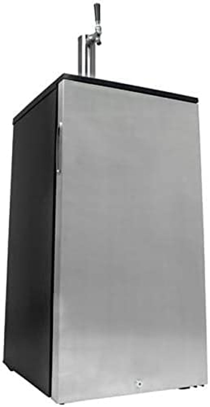 KC1000SS Craft Brew Kegerator for 1/6 Barrel and Cornelius Kegs