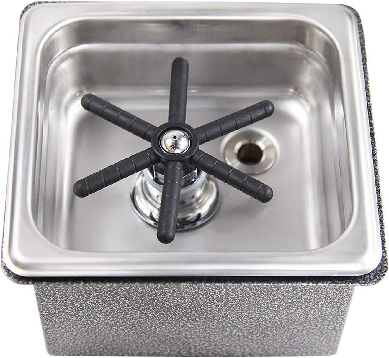 Cup Washing Machine Rinser Pitcher, Glass Cleaning Rinser for Bar Cafe Pan Dimensions Rinser (6.9" X 6.4" X 2.6")