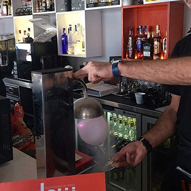 Glass Chiller – CO2 Glass Froster for Cups and Glasses – Instant Drink Chiller for Cocktail, Beer, Mixed Drinks, Wine – Glass Chiller for Bar, Restaurant, Kitchen.