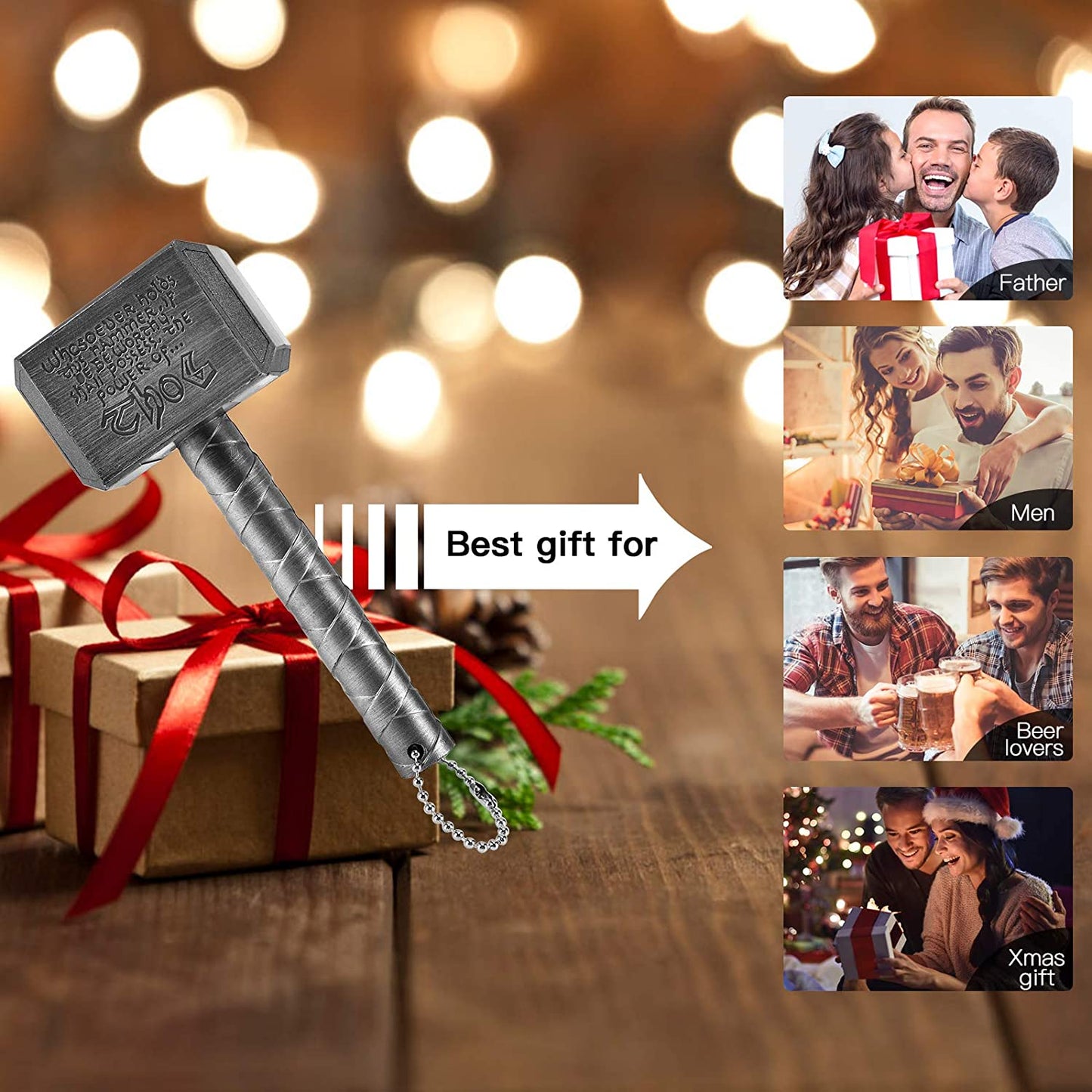 Bottle Opener - Beer Opener Beer Bottle Opener, Beer Gifts for Men, Him, Husband, Dad, Boyfriend