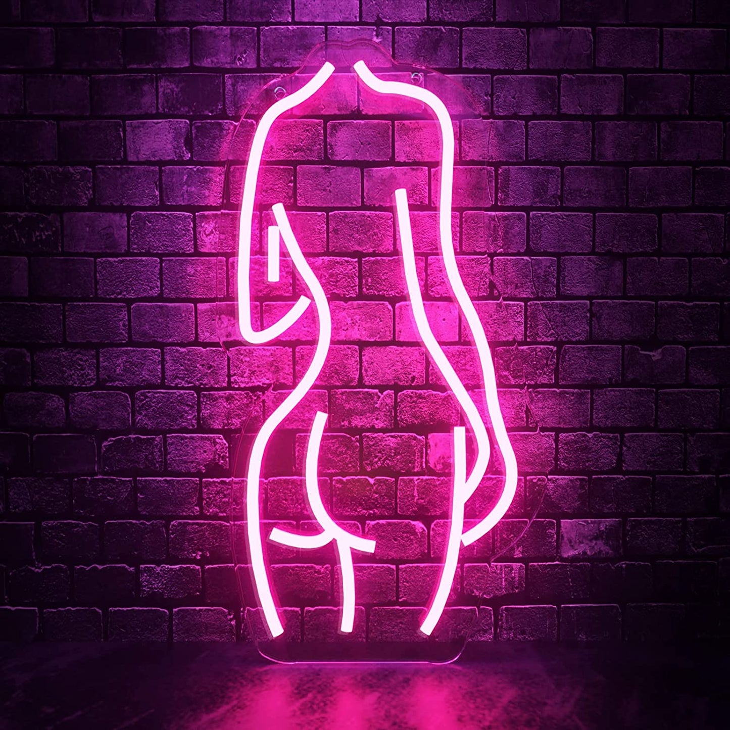 Lady Back Neon Sign, Girls Neon Sign for Wall Decor, Pink Led Sign for Bedroom,Bar Signs,Usb Connected Decorative Sign Suitable for Living Room Man Cave Party Wall Art Decoration( Hot Girl)