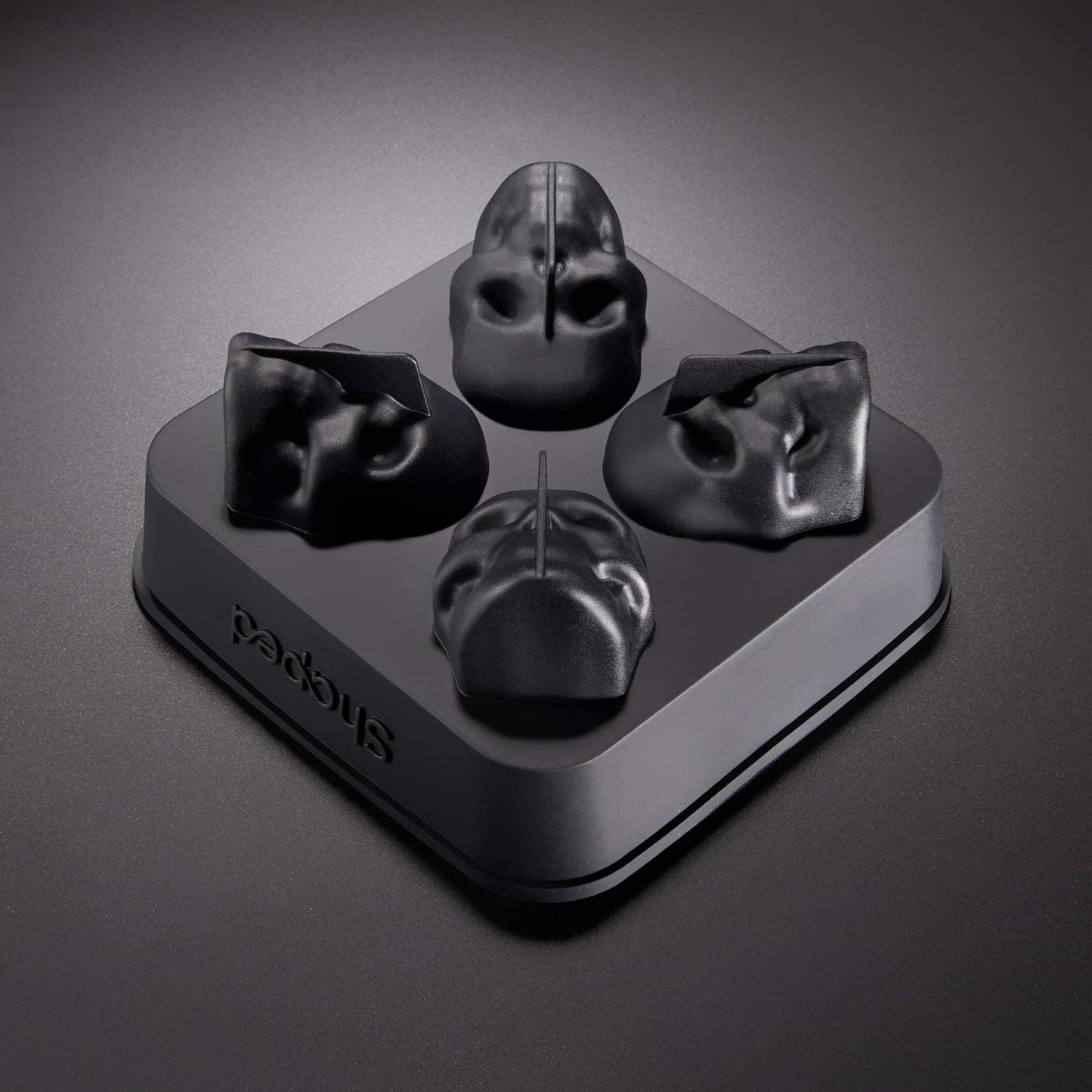 3D Large Skull Ice Mold Tray, Super Flexible Food Grade Silicone round Ice Ball Maker for Holiday Gifts, Gift Exchange, Whiskey Drinkers, Home Bars, Bartenders, for Men Who Have Everything