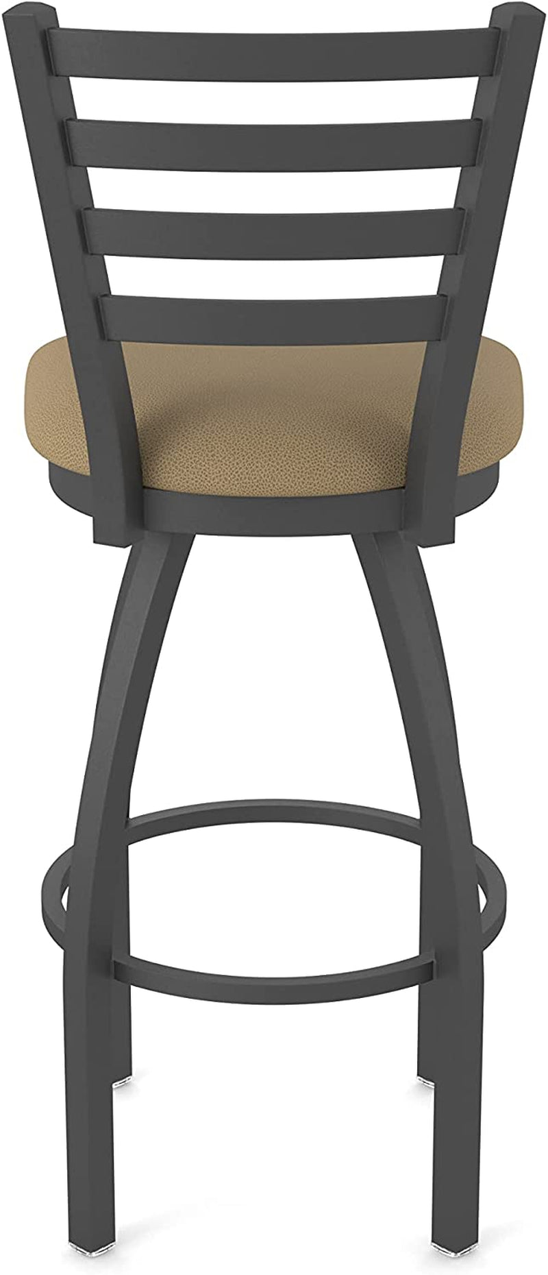 410 Jackie 30" Swivel Bar Stool with Pewter Finish and Canter Thatch Seat