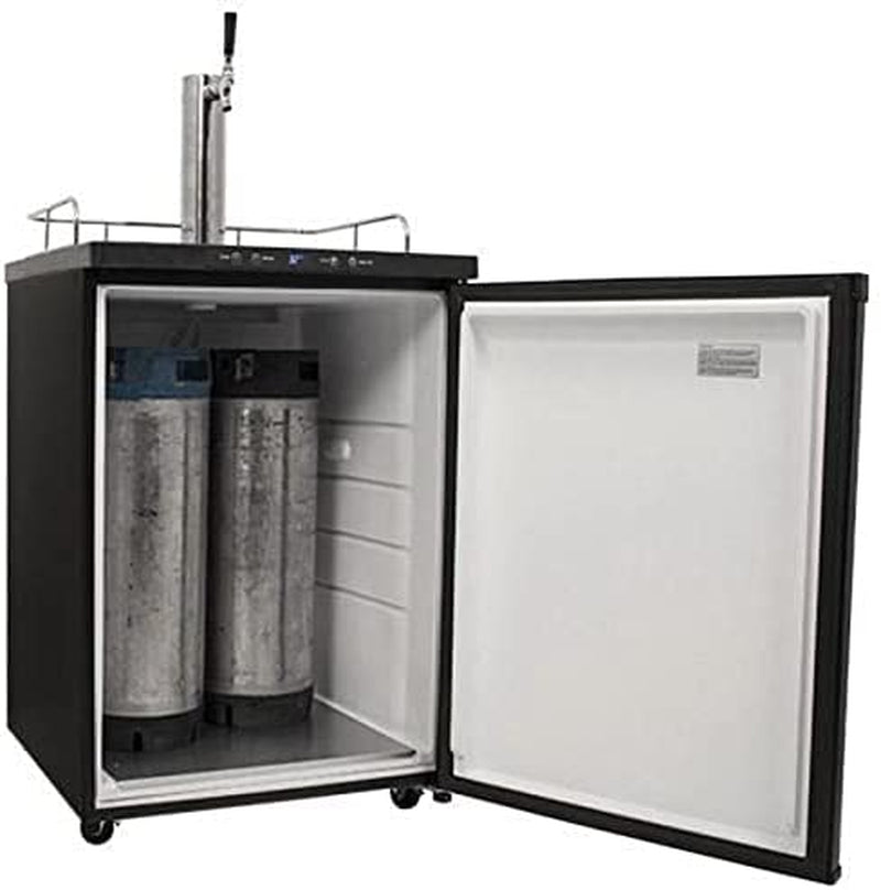 KC3000 Full Size Kegerator with Digital Display - Black