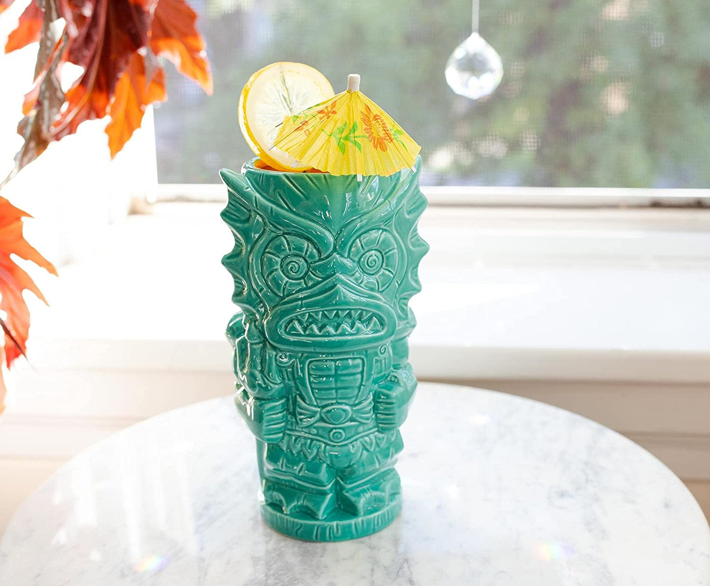 Masters of the Universe Mer-Man Ceramic Mug | Official Collectible Tiki Cup | Tropical Drinkware for Home Barware Set | Holds 18 Ounces