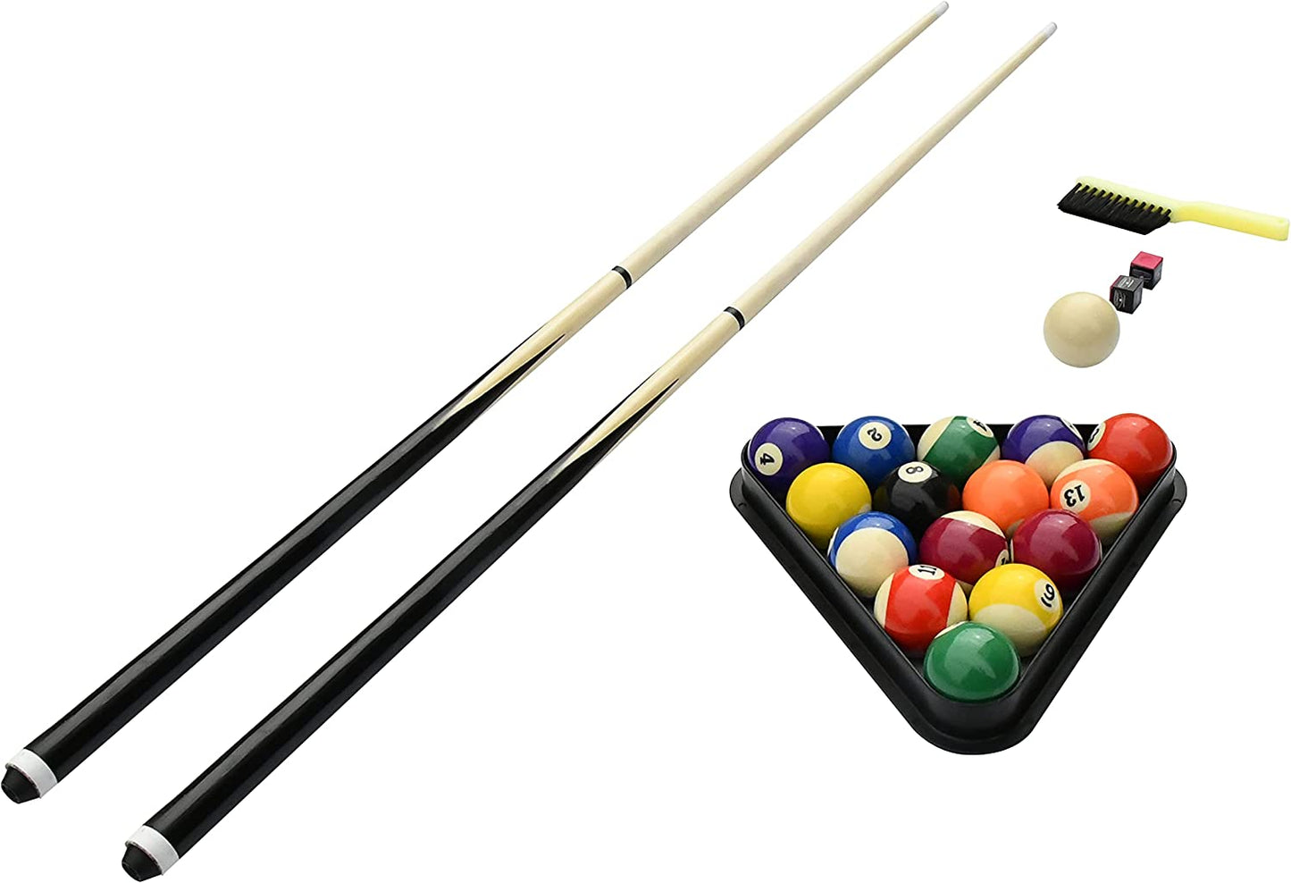 Hathaway Fairmont Portable 6-Ft Pool Table for Families with Easy Folding for Storage, Includes Balls, Cues, Chalk