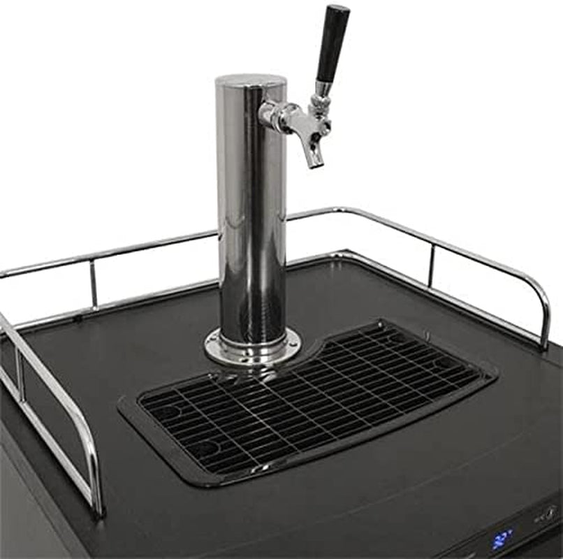 KC3000 Full Size Kegerator with Digital Display - Black