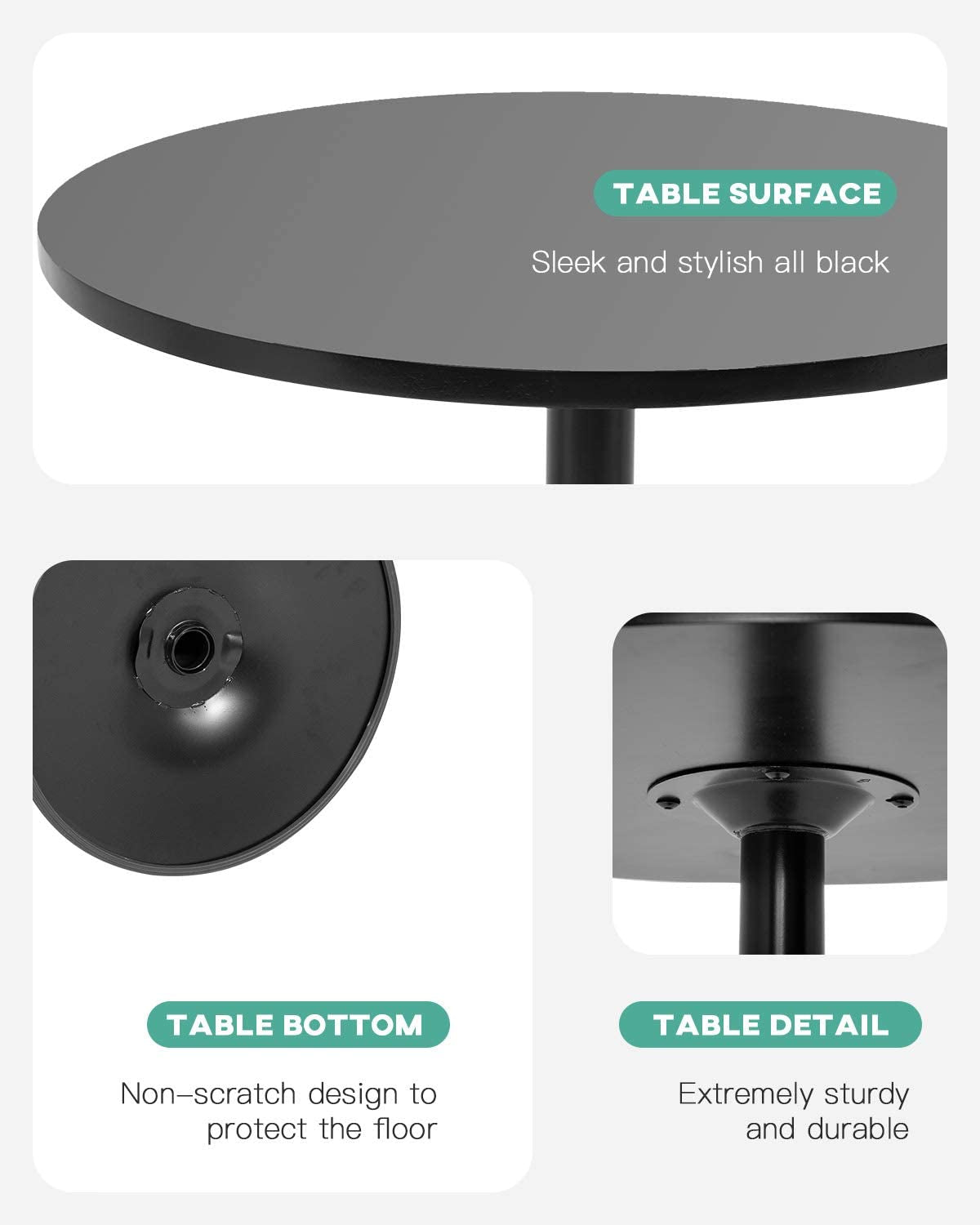 Modern Bar Table Kitchen Dining Table round Pub Table Hydraulic Dining Room Home Kitchen Table Bar Top Table Tall Table