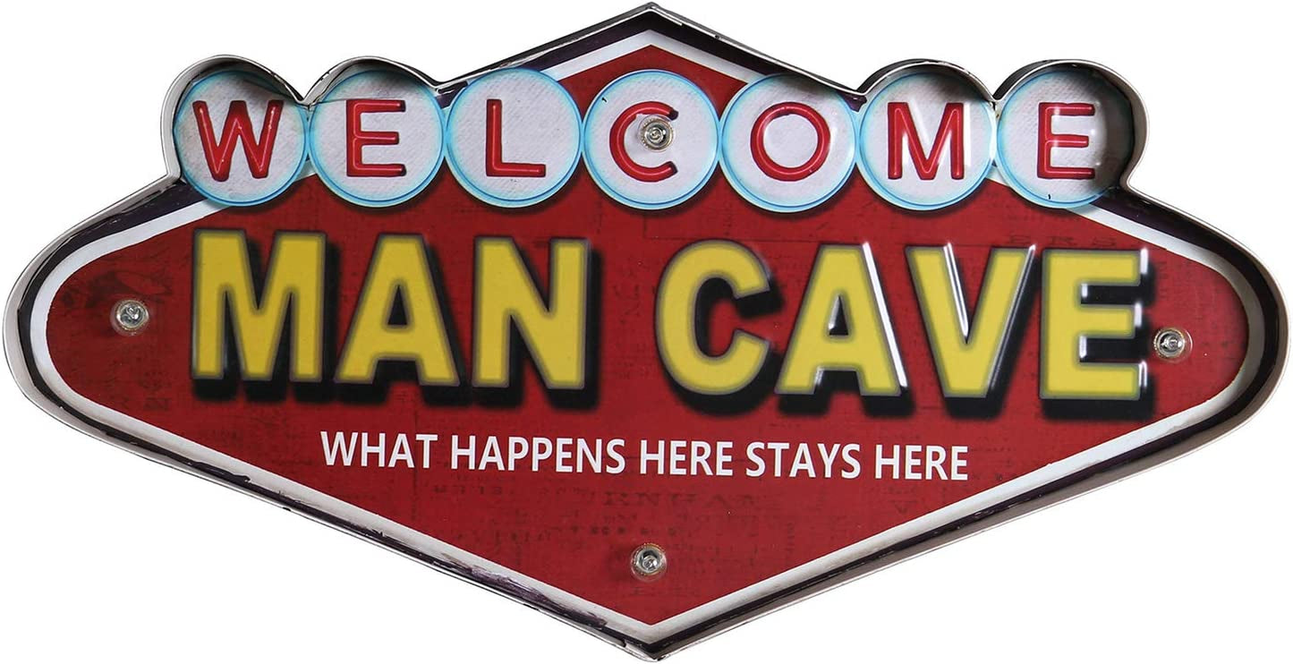 Metal LED Sign Decorative Bar LED Metal Wall Light Sign (LAS VEGAS)