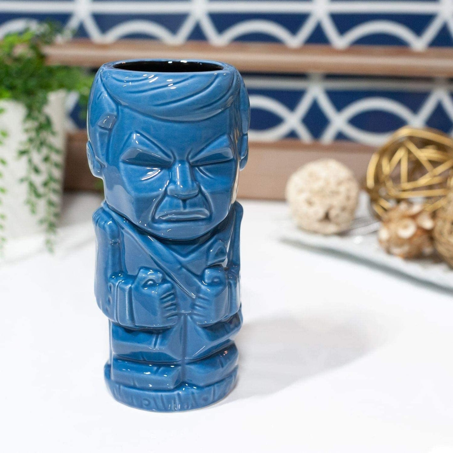 Geeki Tikis Star Trek Dr. Mccoy Mug | Official Star Trek Collectible Tiki Style Ceramic Cup | Holds 20 Ounces