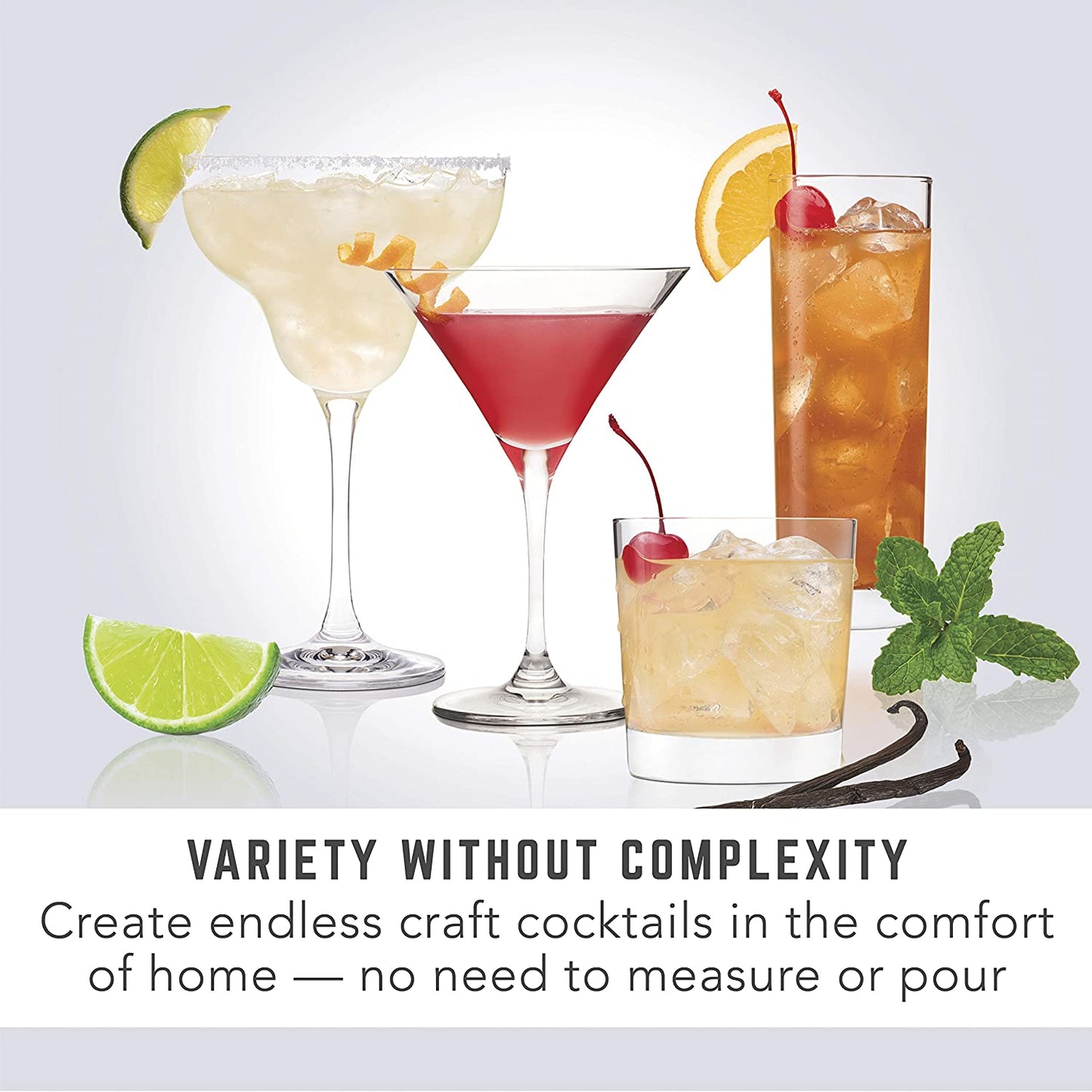 the Classic Collection Cocktail Mixer Capsules, Variety Pack of 8 Cocktail Capsules, for Premium Cocktail Maker (55417)