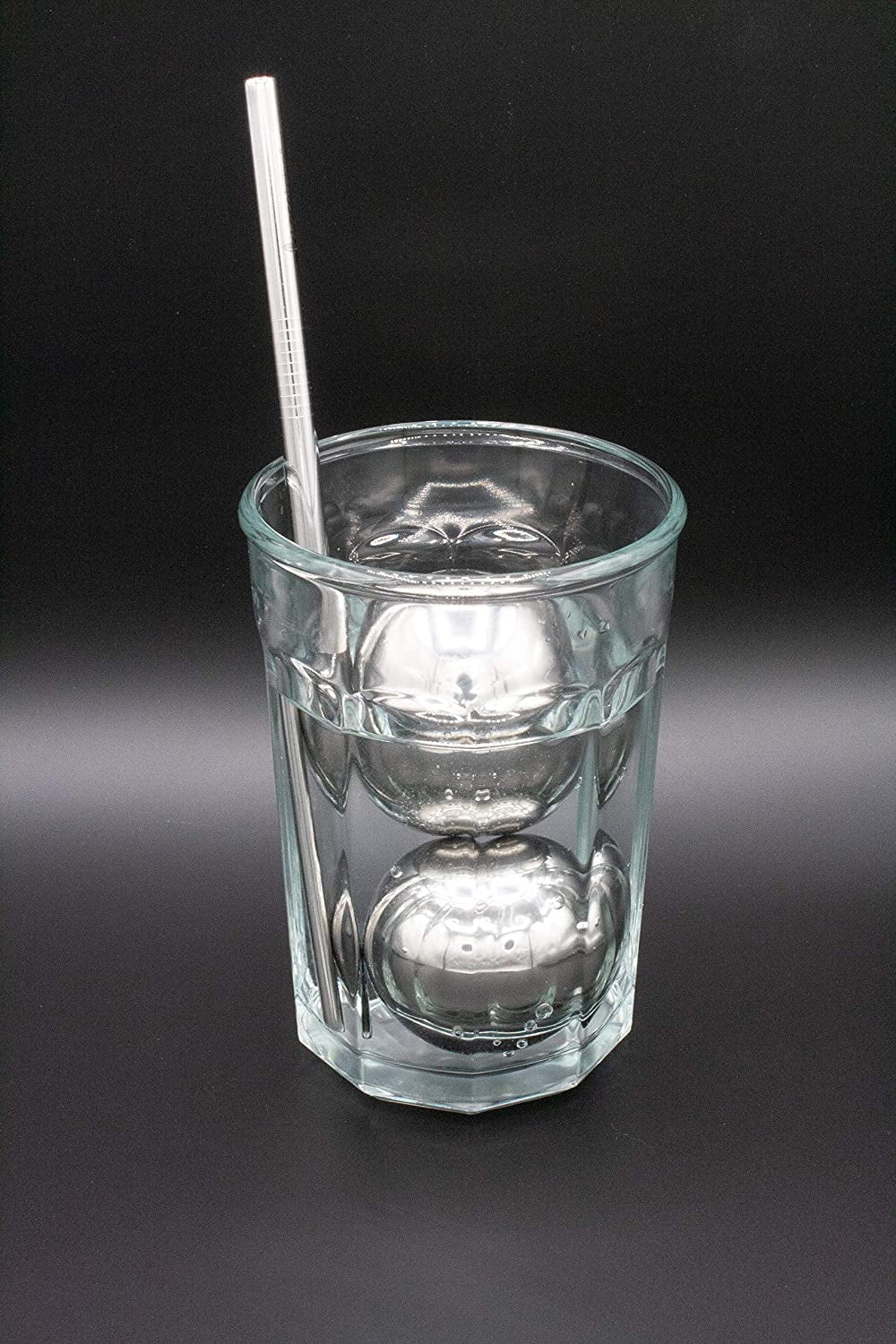 Whiskey Ball - Reusable Stainless Steel Ice Sphere - Scotch,Vodka,Wine Ice Chiller Stocking Stuffer - Ice Cube Metal Whiskey Stones Ball Won'T Dilute Your Drink - Whiskey Drink Coolers Gift - Set of 2
