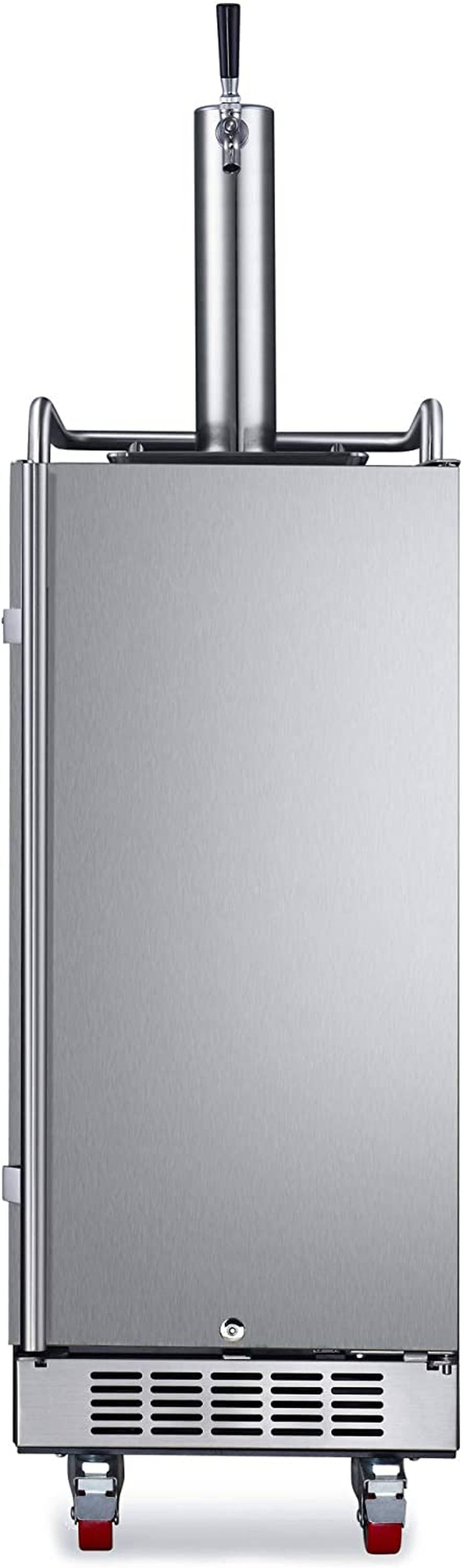 KC1500SS 15" Built-In Stainless Steel Kegerator