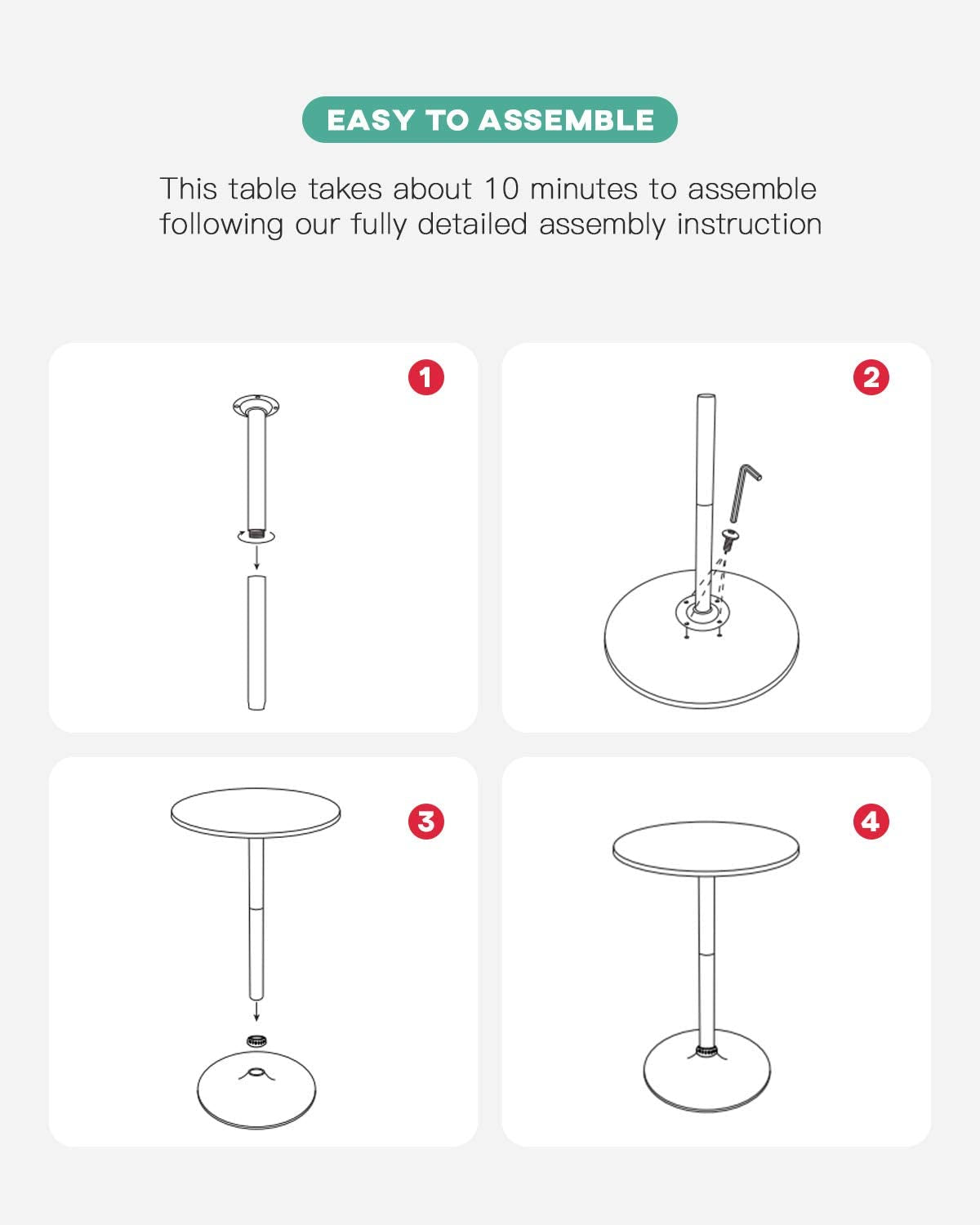 Modern Bar Table Kitchen Dining Table round Pub Table Hydraulic Dining Room Home Kitchen Table Bar Top Table Tall Table