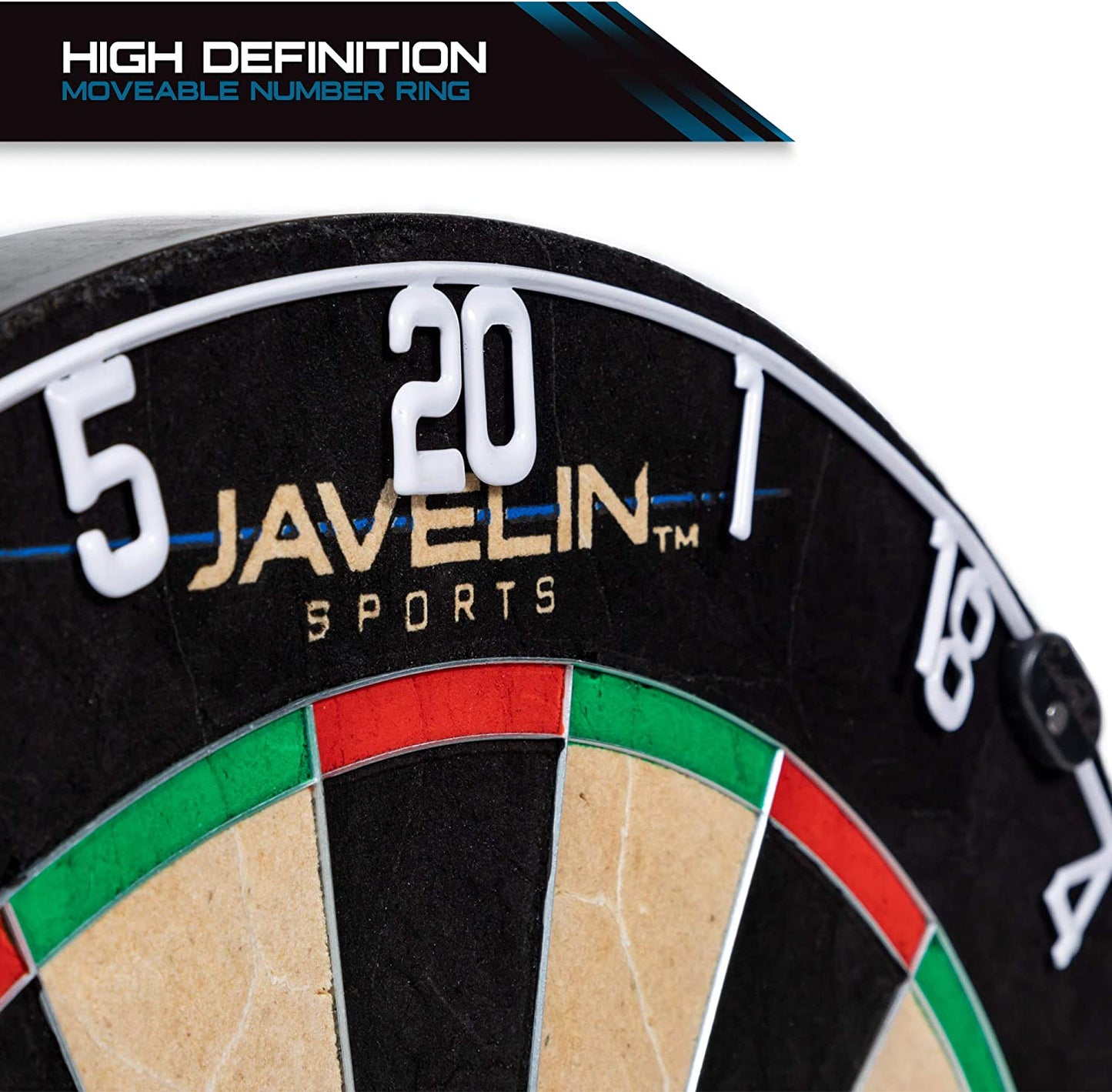 Volt Official Size Bristle Dartboard Set, Premium African Self-Healing Sisal Fibers, Easy-To-Mount Board- Perfect for Family Game Room, Basements, Bar, Man Cave, or Garage