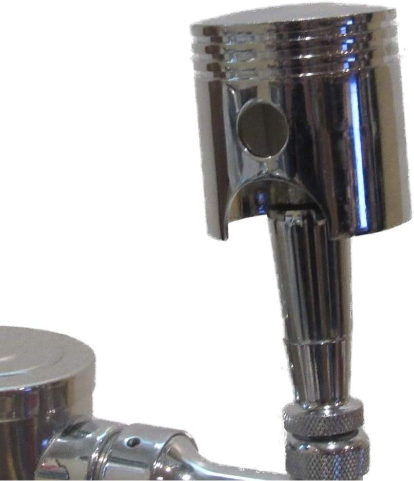 Chrome Piston Head Beer Tap Handle Sports Bar Kegerator