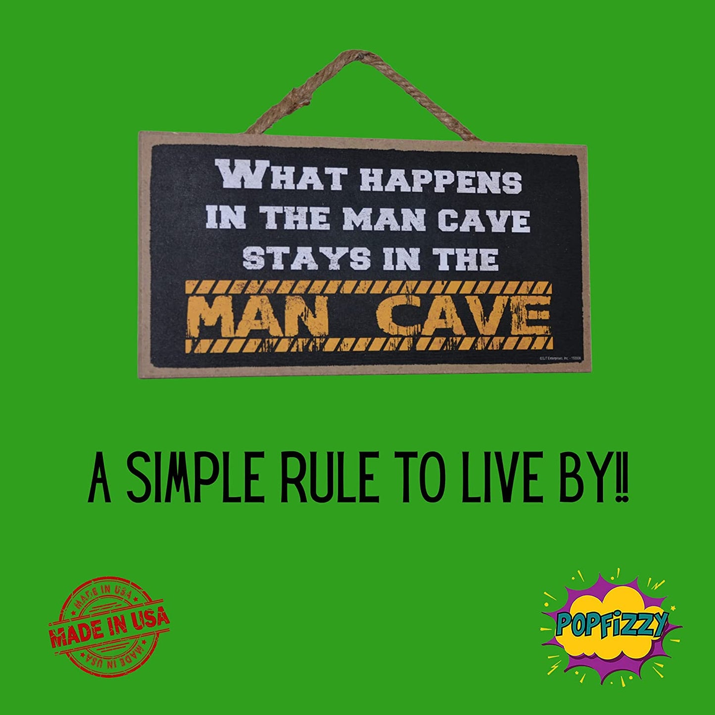 Man Cave Sign, Man Cave Decor, What Happens in the Cave Sign, Funny Mancave Wood Sign, Man Cave Rules Sign, Funny Home Signs, Mancave Signs and Decor, Novelty Mancave Wall Sign for Men, 5X10