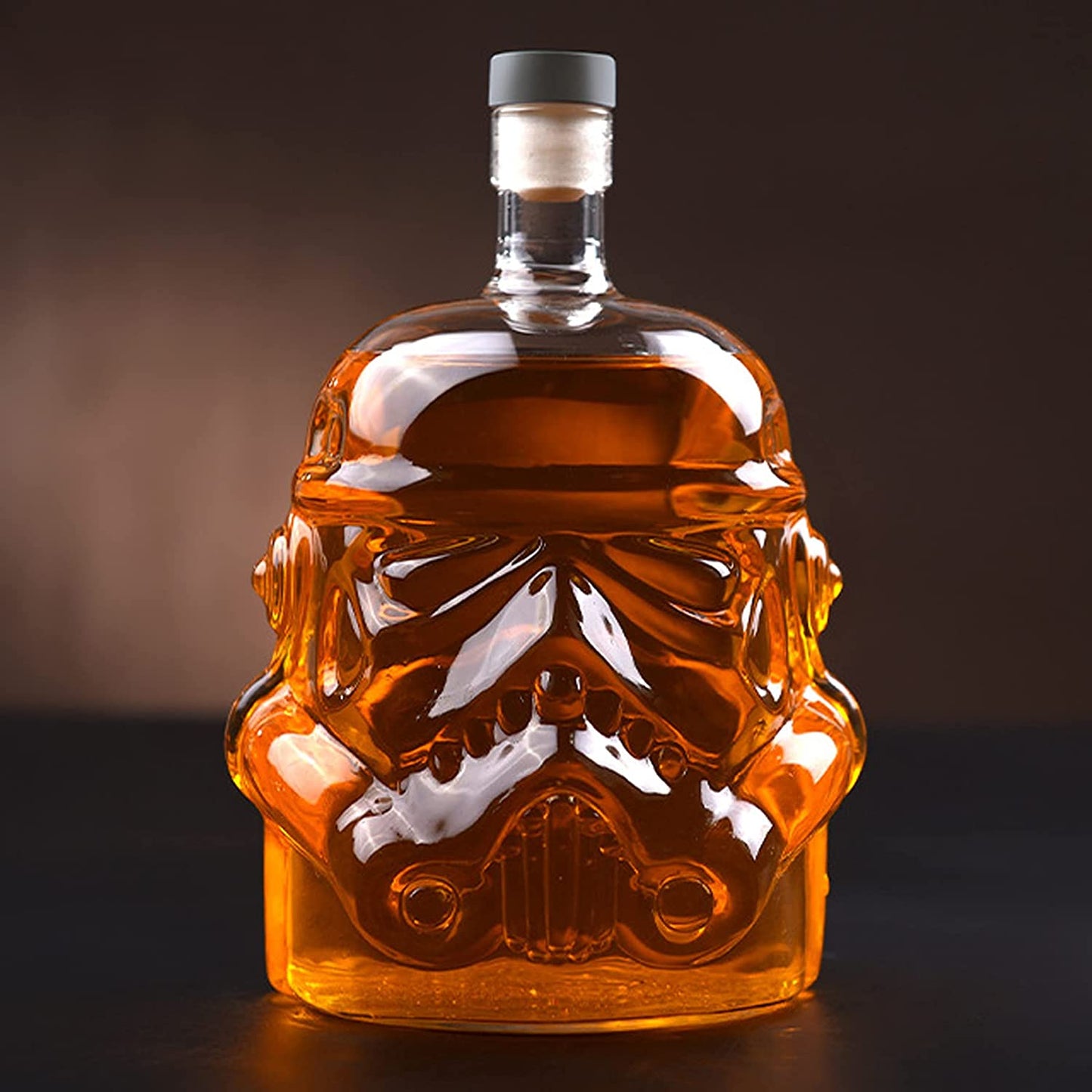 Whiskey Flask Carafe Decanter, Whiskey Glasses, Whiskey Carafe for Wine, Liquor, Scotch, Bourbon, Brandy - 750ML