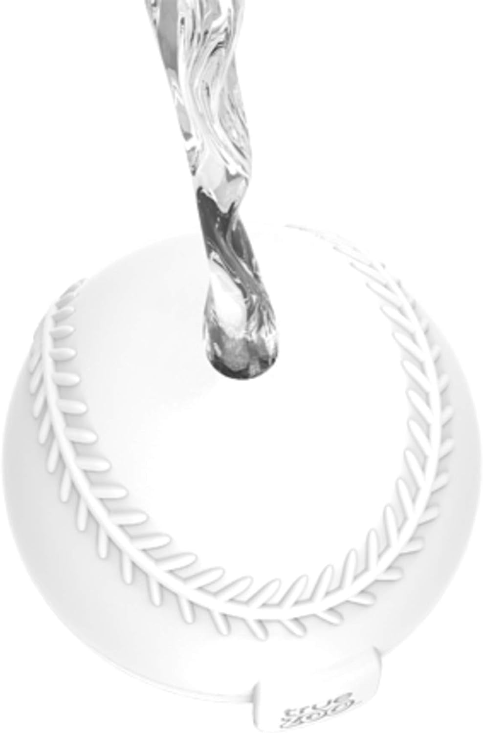 Baseball Ice Mold, Silicone Ice Sphere Mold, Novelty Ice Maker, Set of 1, White, Dishwasher Safe, Ice Cube Tray