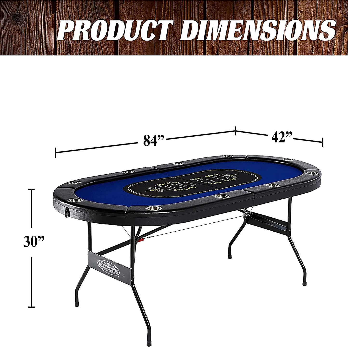 Barrington Billards Poker Table - Multiple Styles