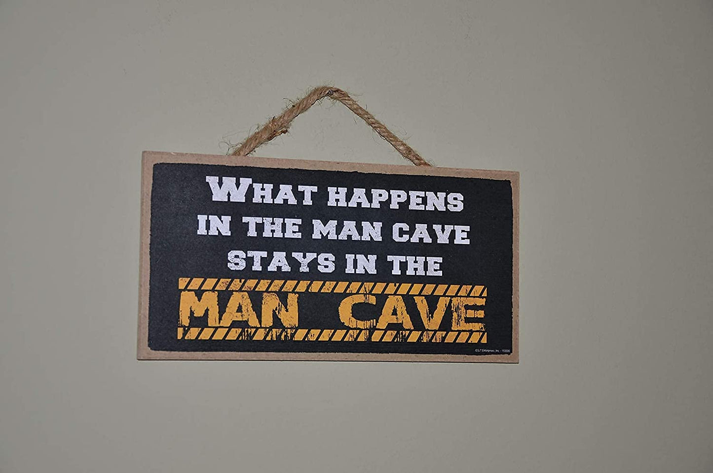 Man Cave Sign, Man Cave Decor, What Happens in the Cave Sign, Funny Mancave Wood Sign, Man Cave Rules Sign, Funny Home Signs, Mancave Signs and Decor, Novelty Mancave Wall Sign for Men, 5X10