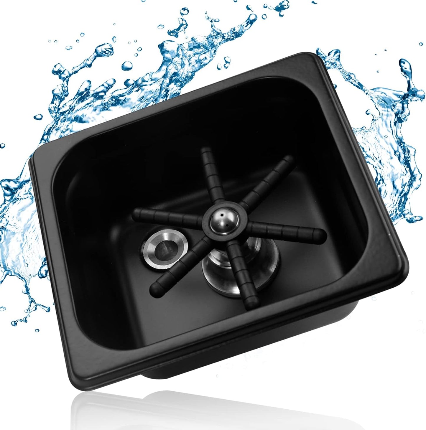 Cup Washing Machine Rinser Pitcher, Glass Cleaning Rinser for Bar Cafe Pan Dimensions Rinser (6.9" X 6.4" X 2.6")
