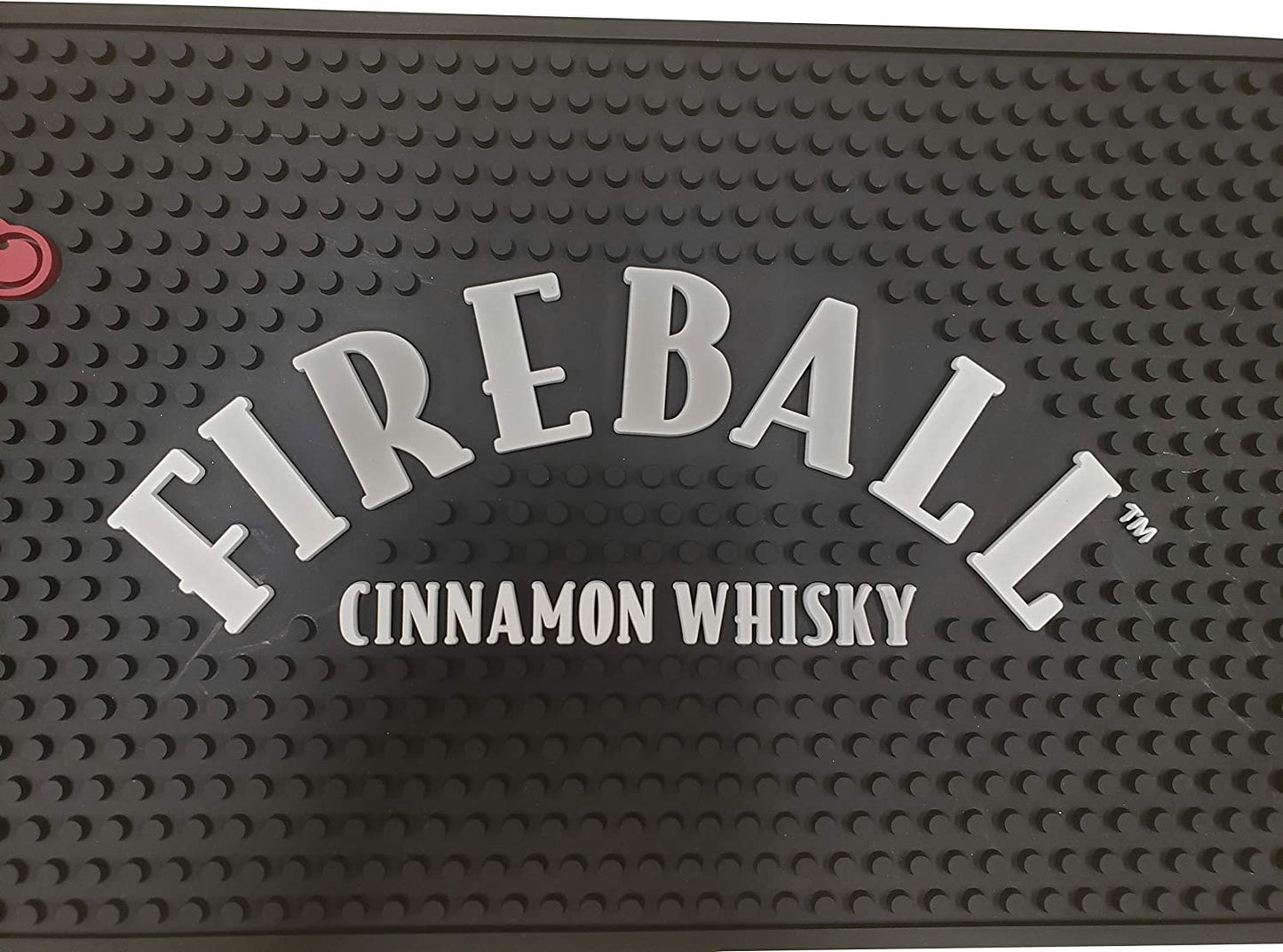 Cinnamon Whisky Extra Large Bar Mat Spill Mat Rail Drip Mat - 19.75" X 8.0"