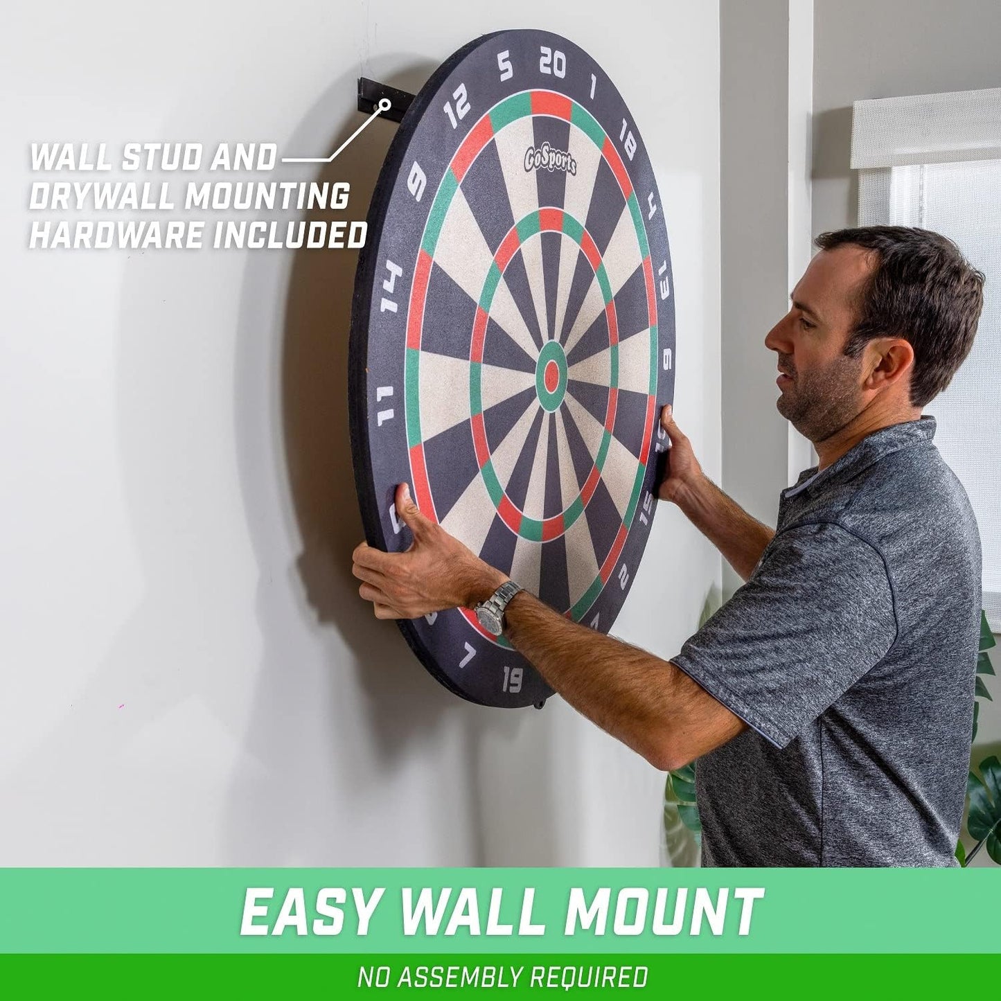 Giant 3 Ft Cork Dartboards - Includes 12 Giant Darts and Scoreboard - New Fun Twist on Darts