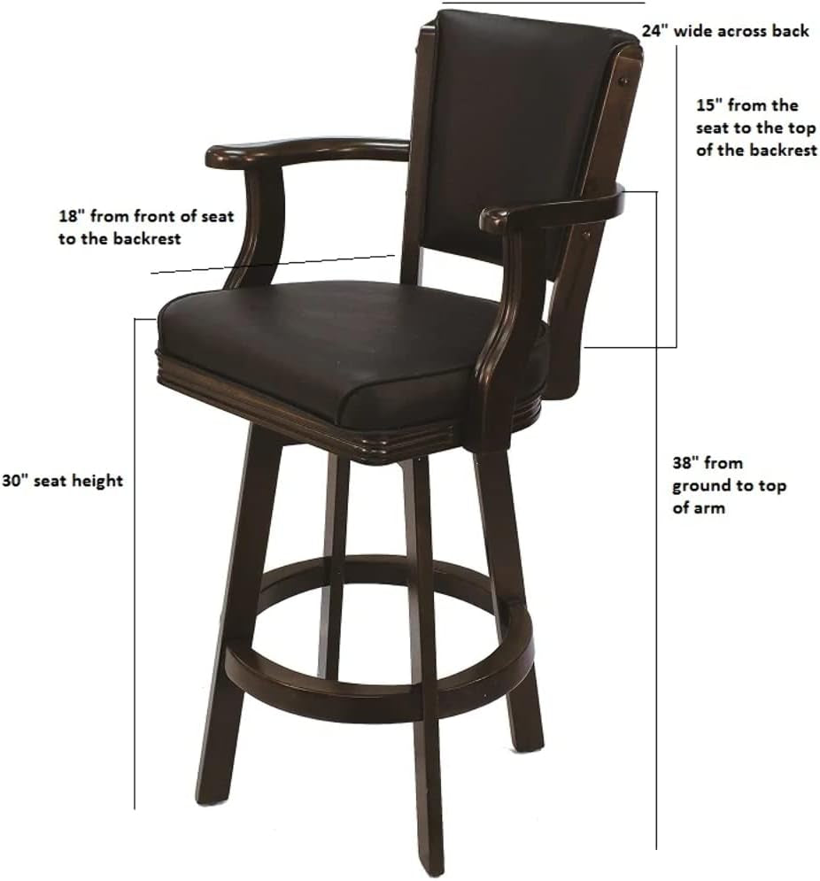 Products Swivel Barstool with Arms