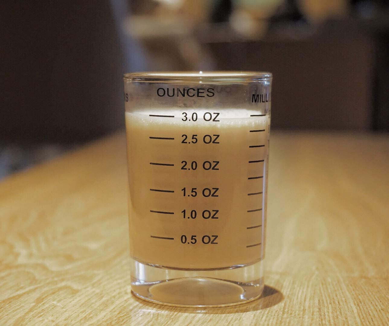 BCnmviku Shot Glass Measuring Cup 3 Ounce/90ML Liquid Heavy High Espresso  Glass Cup