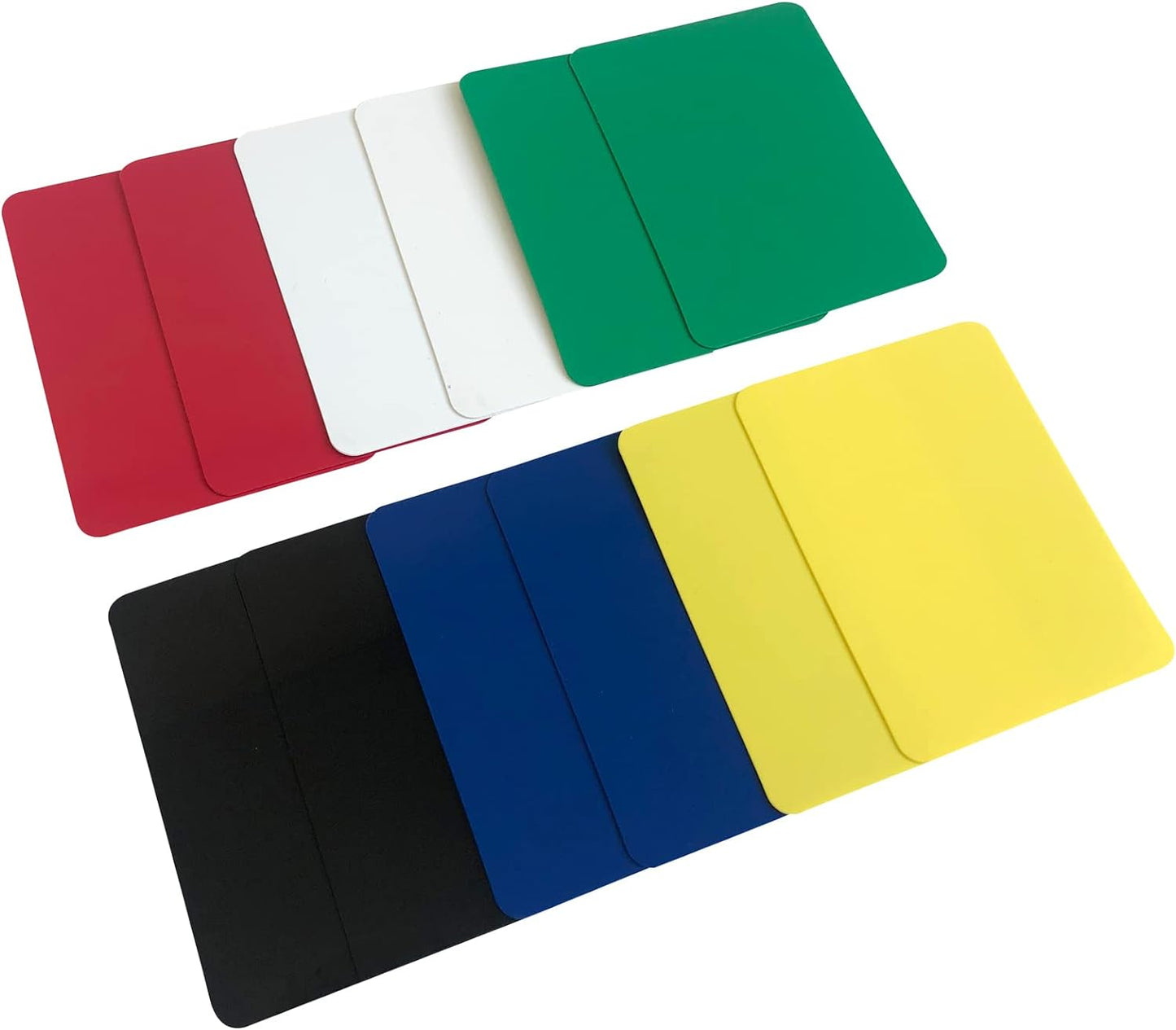 Poker Size Cut Cards - Pack of 12, 6 Colors