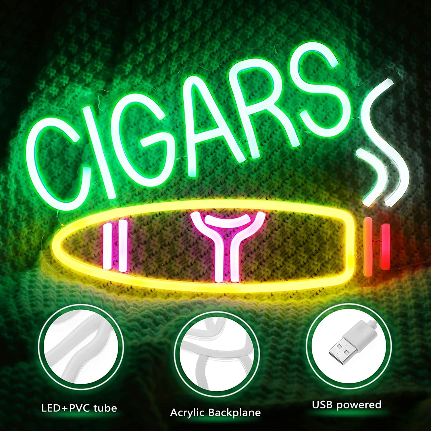 Bar Neon Signs Bar Neon Lights Decor for Man Cave 15.75 Inch Bar LED Sign USB Operated Decorative Bar Open Sign for Home Bar Store Hotel Pub Party Decor (Cool)