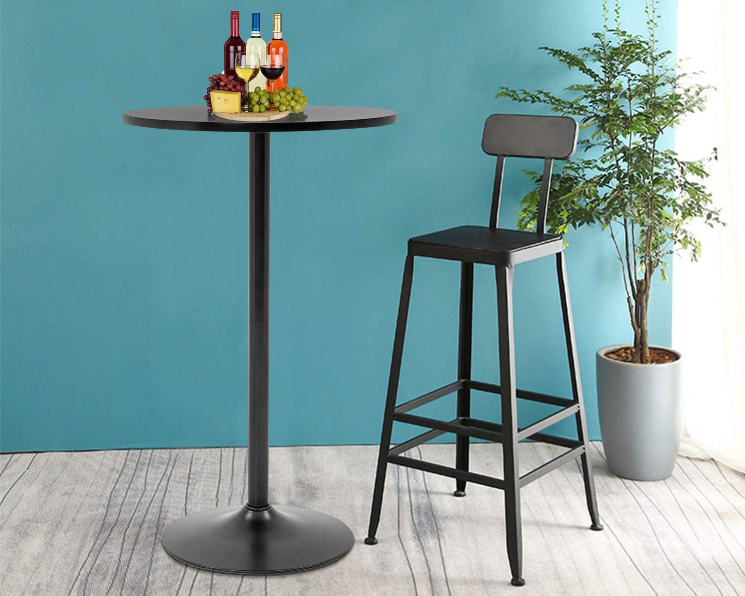 Modern Bar Table Kitchen Dining Table round Pub Table Hydraulic Dining Room Home Kitchen Table Bar Top Table Tall Table