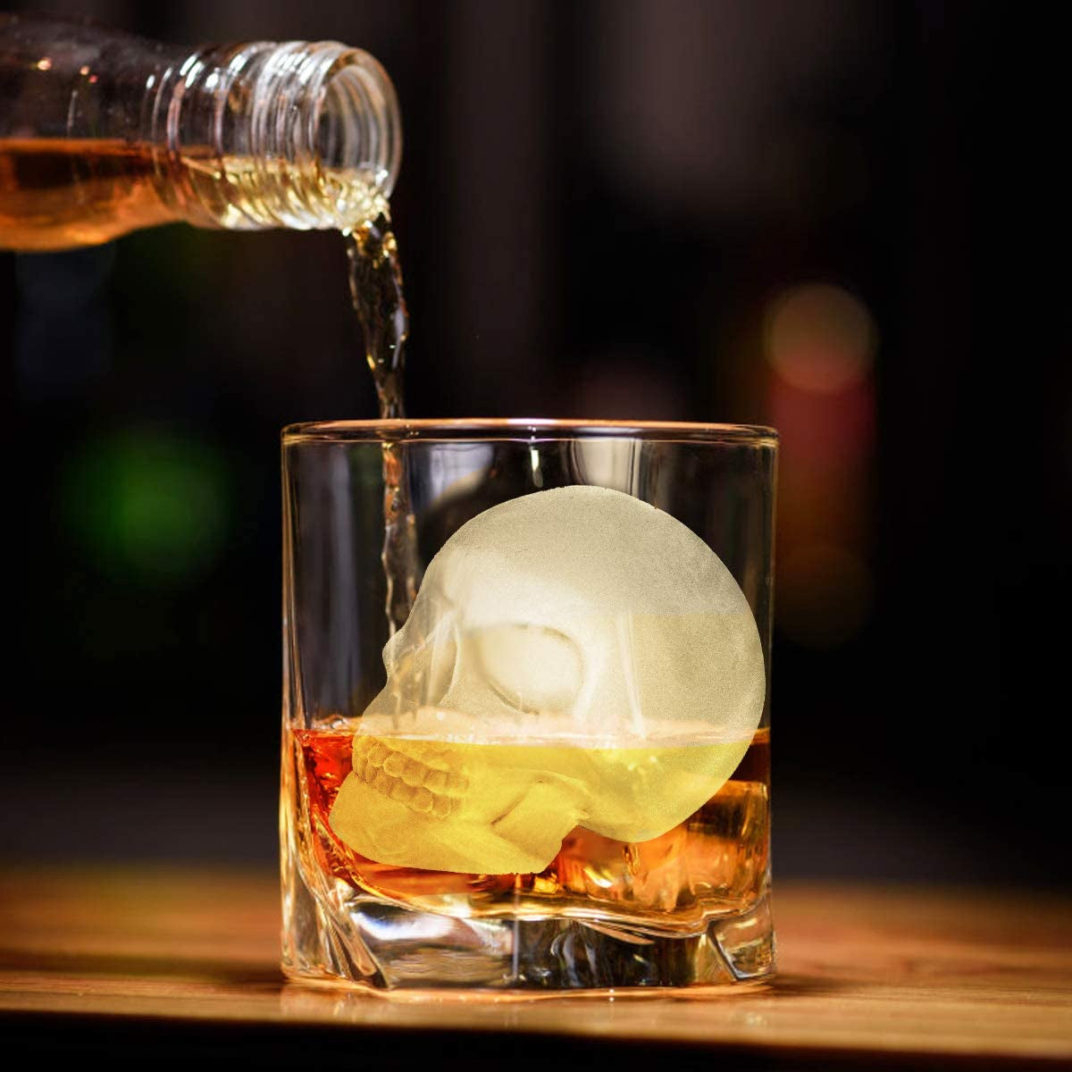 Whiskey Ball - Reusable Stainless Steel Ice Sphere - Scotch,Vodka,Wine Ice  Chiller Stocking Stuffer - Ice Cube Metal Whiskey Stones Ball Won't Dilute