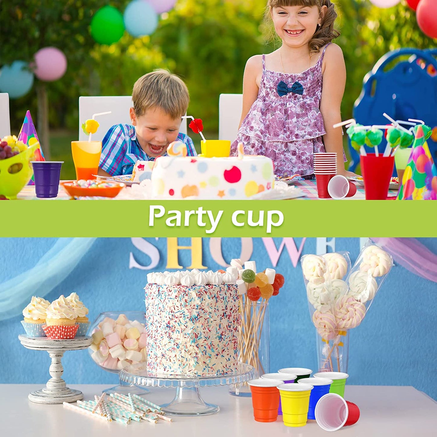 1000 Packs Plastic Shot Glasses 2Oz/ 60Ml Disposable Shot Glasses Bulk Assorted Party Shot Cup for Kids Birthday Wedding Holiday Party Restaurant Kitchen BBQ Picnic Camping Daily Life,10 Color