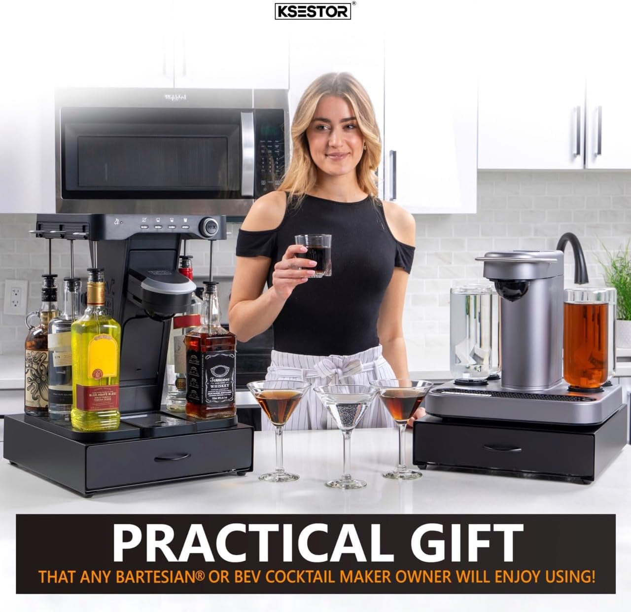 Premium Storage Drawer for Bartesian Capsules by - Holds up to 40 Bart ...