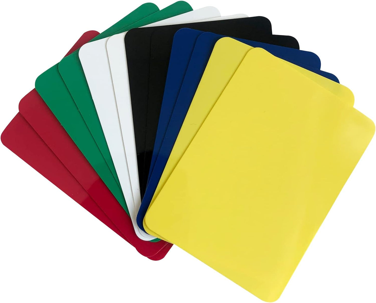 Poker Size Cut Cards - Pack of 12, 6 Colors